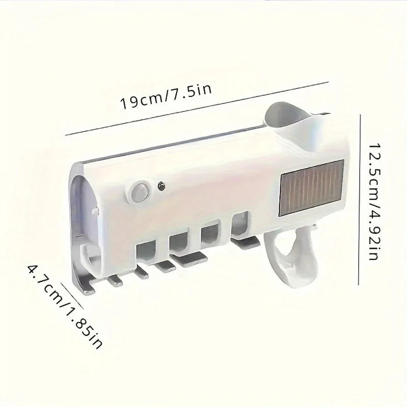 Smart Wall-Mounted Toothbrush Organizer